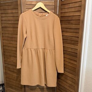 LOFT Women's Casual Camel Dress
